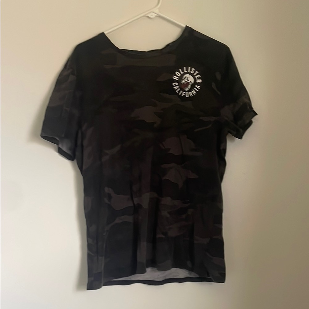 Hollister Black Camouflage T-Shirt